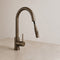 Reno Pull-Out Kitchen Mixer - Antique Brass